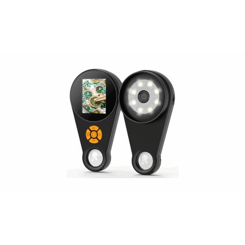 Digital microscope showing macro detail on IPS screen