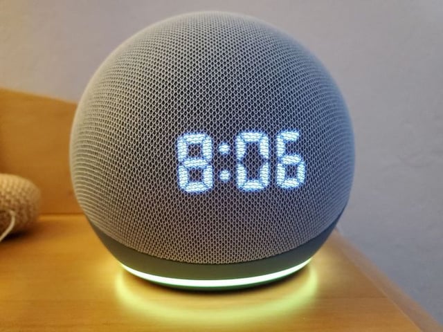 Amazon Echo Dot (newest model) - Vibrant sounding speaker, Designed for Alexa+, Great for bedrooms, dining rooms and offices, Charcoal - product photo 3 of 5