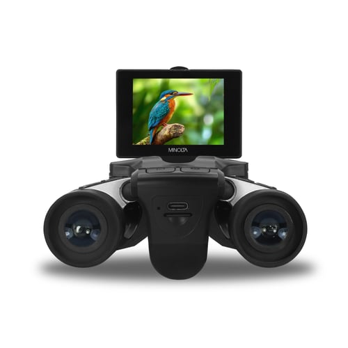 Minolta 12x32 Digital Binoculars with harness and accessories