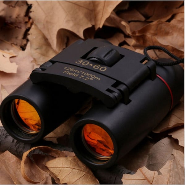 30x60 Mini Binoculars for Adults Travel – Small Binoculars for Adults with 126M/1000M Wide Field of View, 7.2° Angle & Storage Bag – Pocket Size for Close to Mid Birdwatching, Concerts & General View - product photo 3 of 5