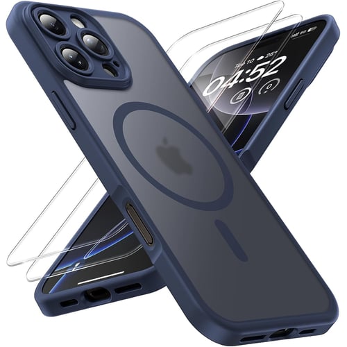 TOCOL screen protector close-up showing clarity and coverage