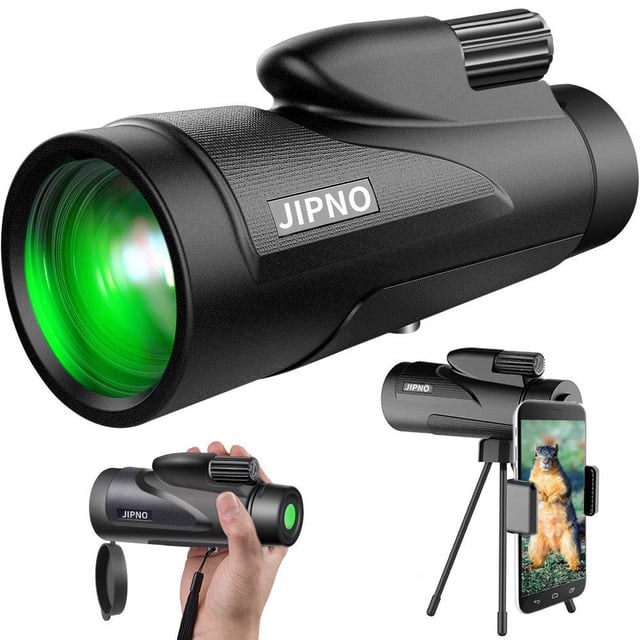 12x50 High Power HD Monocular Telescope with Phone Adapter & Tripod, Waterproof Compact Monocular for Bird Watching, Hiking, Camping - Clear Low Light Vision - product photo 5 of 5