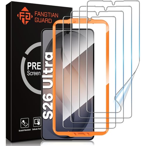 FANGTIAN Samsung Galaxy S26 Ultra screen protector 4-pack packaging