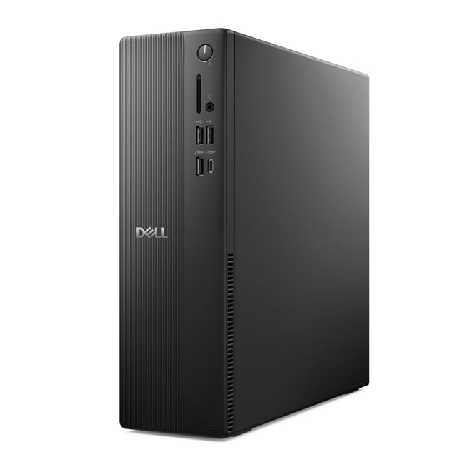 Dell Slim Desktop ECS1250 - Intel Core i3 14100 Processor, 8GB DDR5 RAM, 512GB SSD, WiFi 6, Intel UHD Graphics 730, Windows 11 Home, Onsite Service - Black - product photo 2 of 5