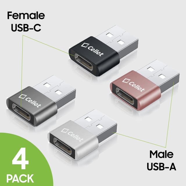 4 Pack USB C Charger Block,20W USB-C & USB-A Port Charger，for i Phone 17/16/15/14/13/12/11/X/8, i Pad and More - product photo 2 of 5