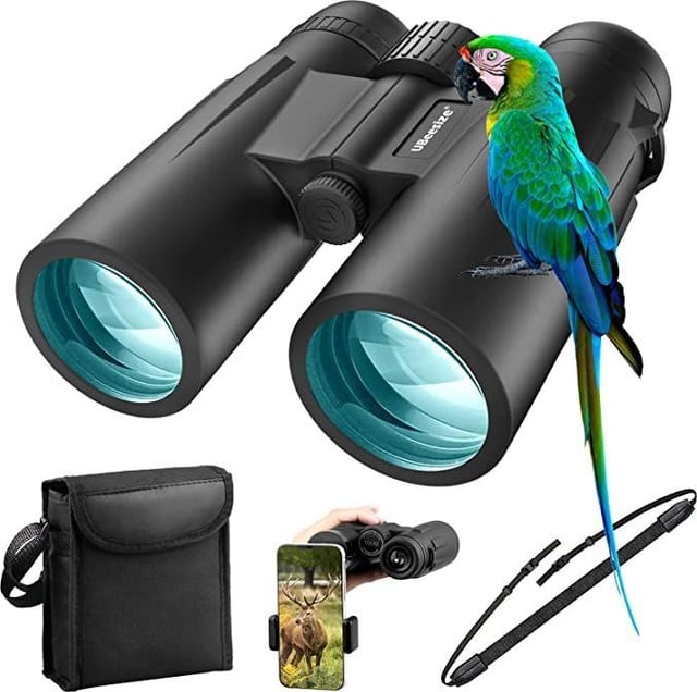IPYNOKC 12x42 HD Binoculars for Adults, BAK4 Prism Waterproof Lightweight Binoculars with Low Light Vision for Bird Watching, Hunting, Hiking, Travel, Cruise - product photo 5 of 5