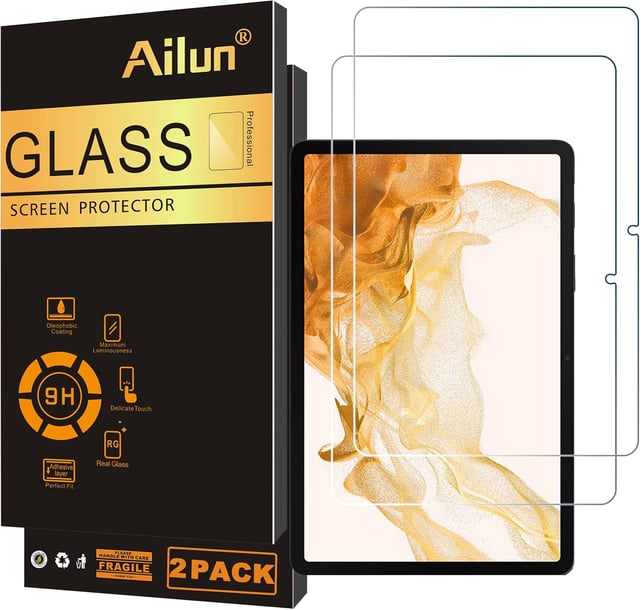Ailun Glass Screen Protector for Galaxy S26 Ultra [6.9 Inch] 3Pack + 2Pack Camera Lens Tempered Glass Fingerprint Unlock 0.25mm Ultra Clear Anti-Scratch Case Friendly [Not For S26/S26 Plus] - product photo 4 of 5