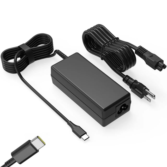 YZAESHAY Replacement 65W USB C Laptop Charger Compatible with HP Chromebook and All 65W USB Type C Power Adapter - product photo 5 of 5