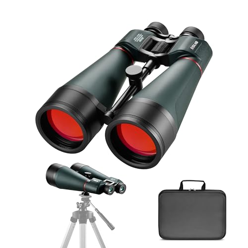 ESSLNB 25x70 Astronomy Binoculars Giant for Adults, Outdoor Waterproof Binoculars for Travel Stargazing Bird Watching Hunting with Built-in Tripod Adapter and Carrying Bag - product photo 2 of 5
