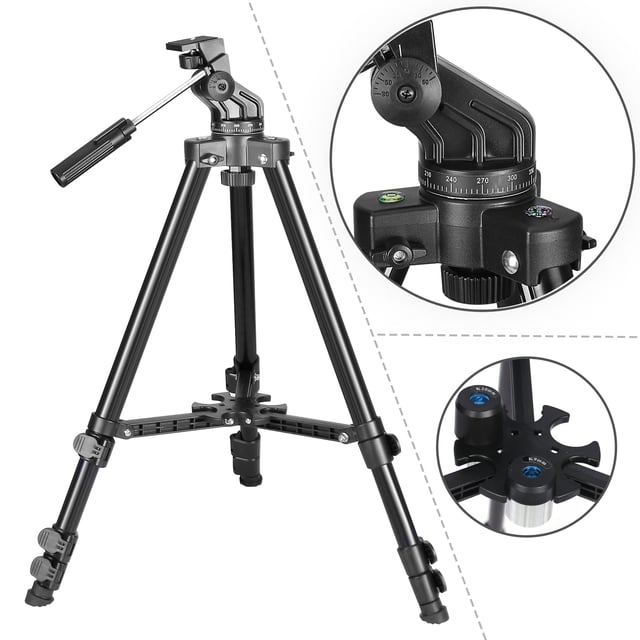 HUGERSTAR Telescope, Telescope for Adults & Kids & Astronomy Beginners, 80mm Aperture 600mm Portable Refractor Telescopes Fully Multi-Coated Optics with AZ Mount Tripod, Phone Adapter and Moon Filter - product photo 3 of 5