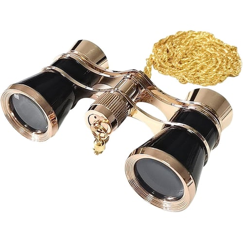 Opera glasses showing foldable handle design detail