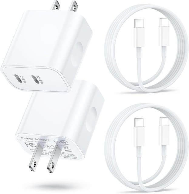 30W USB C Phone 15 Charger Fast Charging Block for iPhone 15/15 Pro Max/15 Pro/15 Plus/Samsung Galaxy S23 Ultra/S23/S23+/S22/S22 Ultra/S22+/S21 Ultra/S20 Ultra/Note 20 & 6.6Ft USB C Charger Cable - product photo 5 of 5