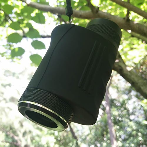 Compact monocular with carry bag accessory