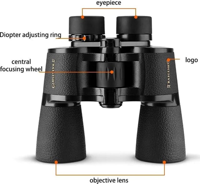 25x30 Professional Large Eyepiece Binoculars for Adults - Complete Kit with Phone Adapter, Tripod Adapter, Waterproof and Compact for Outdoor Adventures - product photo 5 of 5