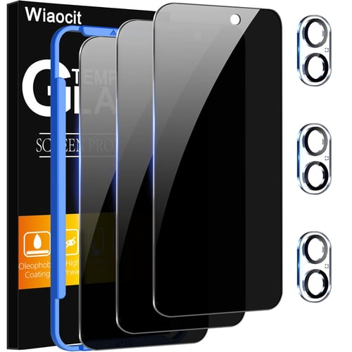 Wiaocit 3-pack tempered glass screen protector packaging for iPhone Air