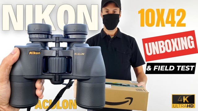 Nikon ACULON A211 10x42 Binocular | Multilayer coating, Porro prism Binocular with turn and slide eyecups, Tripod Adaptable | Official Nikon USA Model - product photo 4 of 5