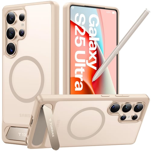 TORRAS kickstand case in use propped up