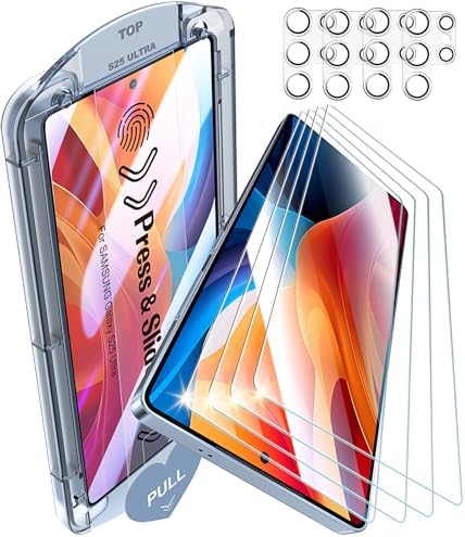 UltraGlass Unbreak Top 9H+ Glass for Samsung Galaxy S24 Ultra Screen Protector [Military Grade Shatterproof & Longest Durable] Screen Protector S24 Ultra Tempered Glass, Auto Installation, 2 Pack - product photo 5 of 5