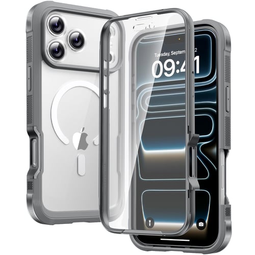 Full body protection case showing screen protector layer
