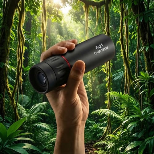 8x21 HD Monocular front view