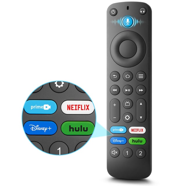 Replacement Voice Remote Control for Fire Stick/Amazon Toshiba Insignia Fire Smart TVs(1st/2nd/3rd Gen) - product photo 4 of 5