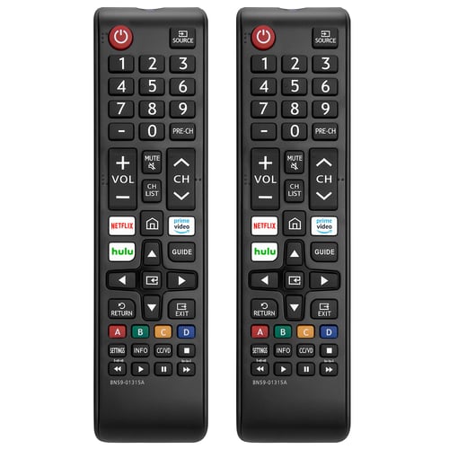 Samsung replacement remote button layout detail