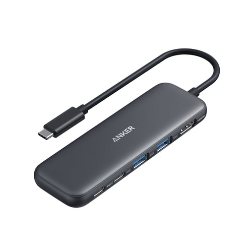 Anker USB-C hub ports close-up detail