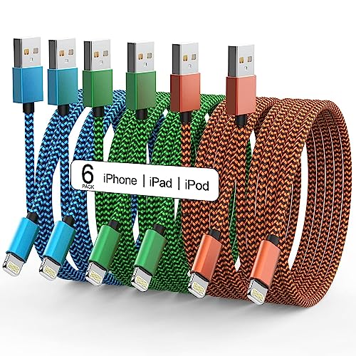 Charging for iPhone Charger [Apple MFi Certified] 2Pack Lightning Cable Data Sync Charging Cord with USB A Wall Charger Block Travel Plug for iPhone 14/13/12 Mini/11 Pro Max/10/XS/XR/X/8/SE2022,iPad - product photo 3 of 5
