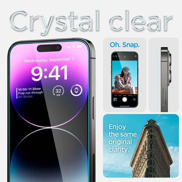 Spigen Tempered Glass Screen Protector [GlasTR EZ FIT] designed for iPhone 11 Pro Max/iPhone Xs Max [6.5 inch] [Case Friendly] - 2 Pack - product photo 2 of 5