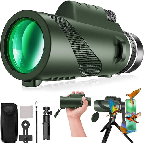 80x100 Monocular green body full view