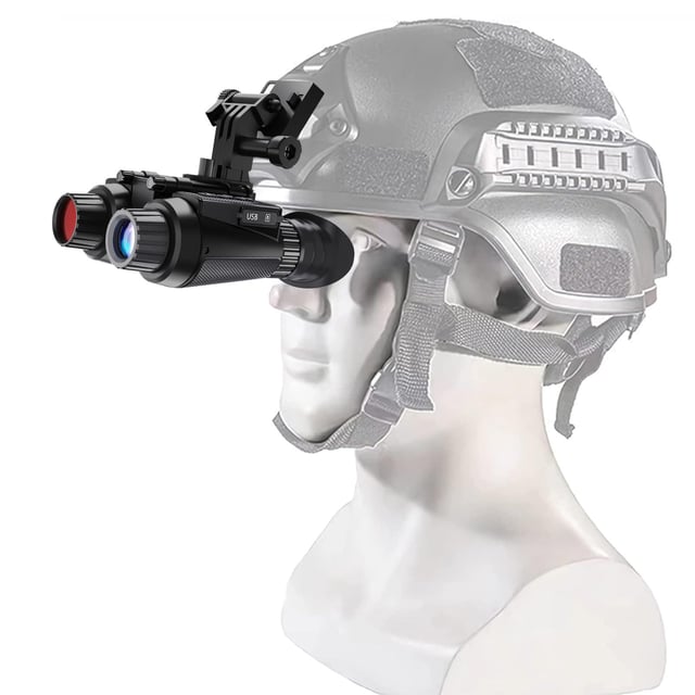 GOYOJO 4K Head-Mounted Night Vision Goggles & Binoculars for Adults – Infrared NVG with Manual Focus & 8X Digital Zoom for Hunting, Camping, and Outdoor Surveillance - product photo 2 of 5