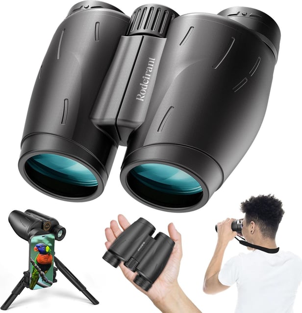 25x30 Professional Large Eyepiece Binoculars for Adults - Complete Kit with Phone Adapter, Tripod Adapter, Waterproof and Compact for Outdoor Adventures - product photo 2 of 5