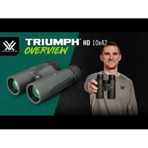 Vortex Triumph HD binoculars with accessories