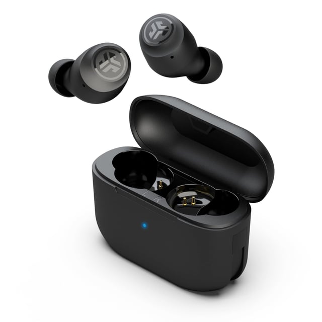 JLab Go Air Pop True Wireless Bluetooth Earbuds + Charging Case, Black, Dual Connect, IPX4 Sweat Resistance, Bluetooth 5.1 Connection, 3 EQ Sound Settings Signature, Balanced, Bass Boost - product photo 4 of 5