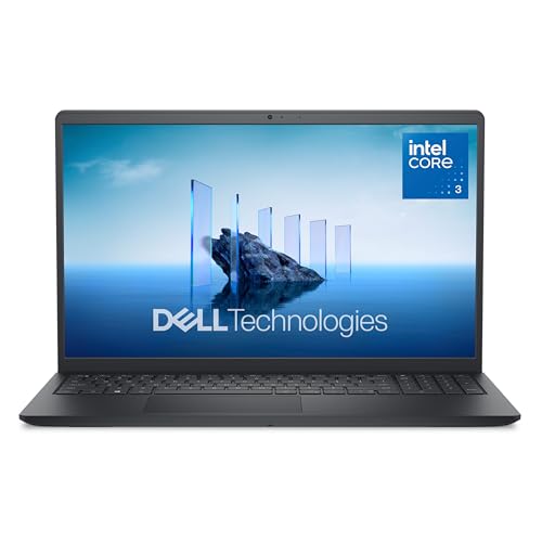 Dell 15 Laptop DC15250-15.6-inch FHD 120Hz Display, Intel Core 3 Processor 100U, 8GB DDR4 RAM, 512GB SSD, Intel UHD Graphics, Windows 11 Home, Onsite Service - Carbon Black - product photo 4 of 5