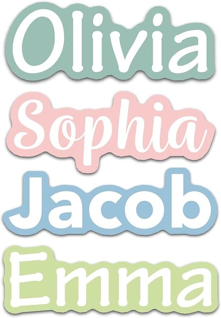 Custom Name Stickers for Water Bottles - Personalized Waterproof Vinyl Name Labels for Cups, Tumblers, Helmets, Laptop, Servers, Cars and Daycare (6 Stickers) - product photo 3 of 5