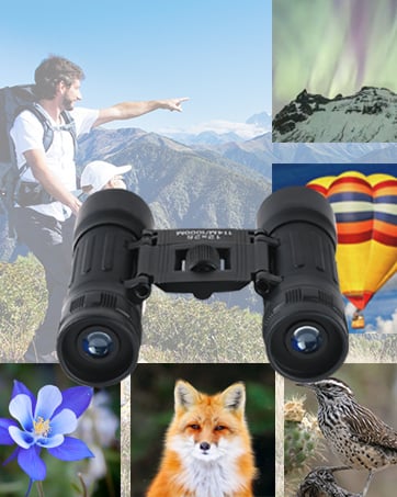 Anourney 8x21 Mini Compact Pocket Binoculars, Lightweight Foldable Easy Focus Small Binoculars for Adults Kids Bird Watching,Opera Concert, Travel, Hiking, Outdoor Scenery, Football Game - product photo 4 of 5