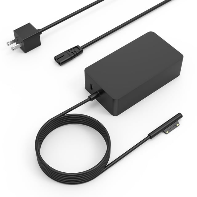 65W Charger Compatible with Microsoft Surface Pro 11, 10, 9, 8, 7+, 7, 6, 5, 4, 3, X, Surface Laptop 7/6/5/4/3/2/1, Surface Go 4/3/2/1, Surface Book 2/1,Compatible with 44W 36W - product photo 3 of 5