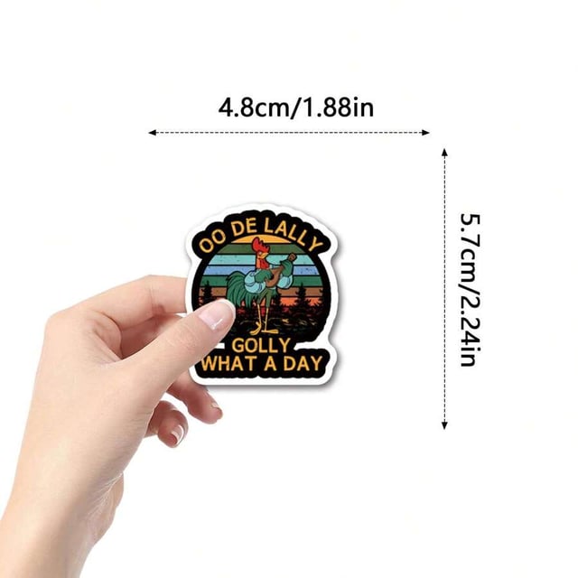 55PCS Hamiltons Merch Stickers, Cute Cartoon Aesthetic Vinyl Musicals Gifts Waterproof Decals for Laptop Bumper Skateboard Water Bottles Phone - product photo 4 of 5
