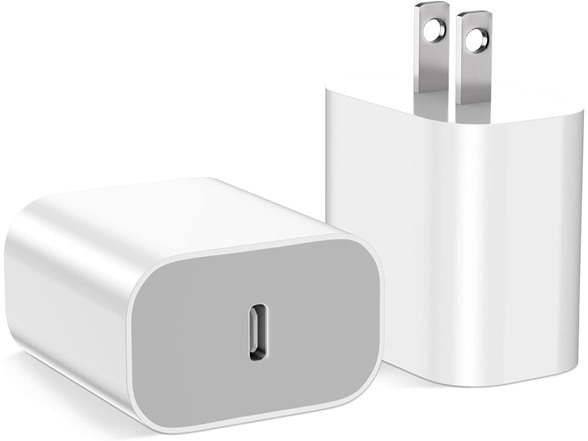 4 Pack USB C Charger Block,20W USB-C & USB-A Port Charger，for i Phone 17/16/15/14/13/12/11/X/8, i Pad and More - product photo 4 of 5