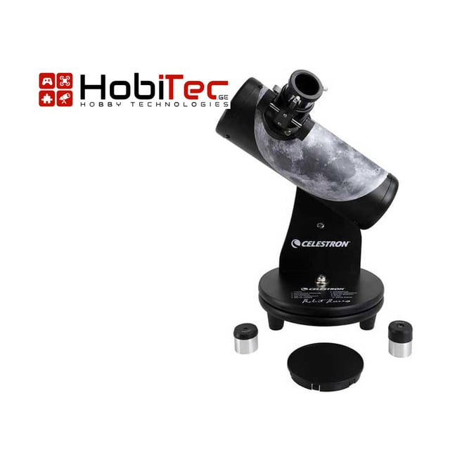 Celestron Signature Series Moon by Robert Reeves Features A Superb Moon Astronomical Telescope, Black (22016) - product photo 2 of 5