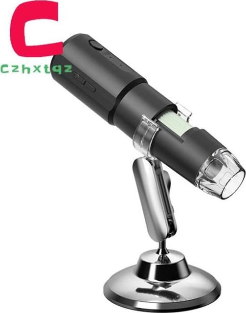 Handheld Digital Microscope Wireless Portable for Kids Adults 50x-1000x Magnification with 360 Rotate Stand Compatible with iOS/Android iPhone, iPad - product photo 2 of 5