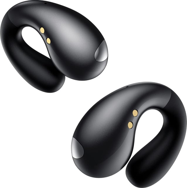 Boytond Ultra Open Ear Earbuds - Comfortable Clip-On Bone Conduction Earbuds, Over-The-Ear Open Headphones with Waterproof Build for Running, Gym Workouts, and Outdoor Sports, Onyx Black - product photo 5 of 5