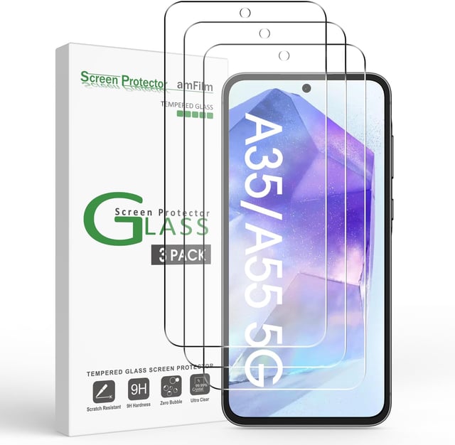 Wiaocit 3 Pack Tempered Glass Screen Protector for iPhone Air, 9H Hardness, Bubble Free, Case Friendly - product photo 5 of 5