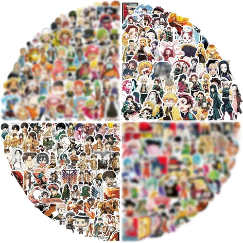 Arme Anime Sticker Pack 300 pieces overview
