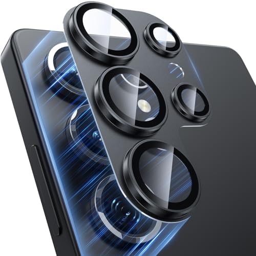 WSKEN for Samsung Galaxy S26 Ultra Camera Lens Protector - Ultra Thin Case Friendly, 9H Shatterproof Tempered Glass with Anti Scratch Metal Circle Camera Screen Protector Cover Accessories, Black - product photo 4 of 5