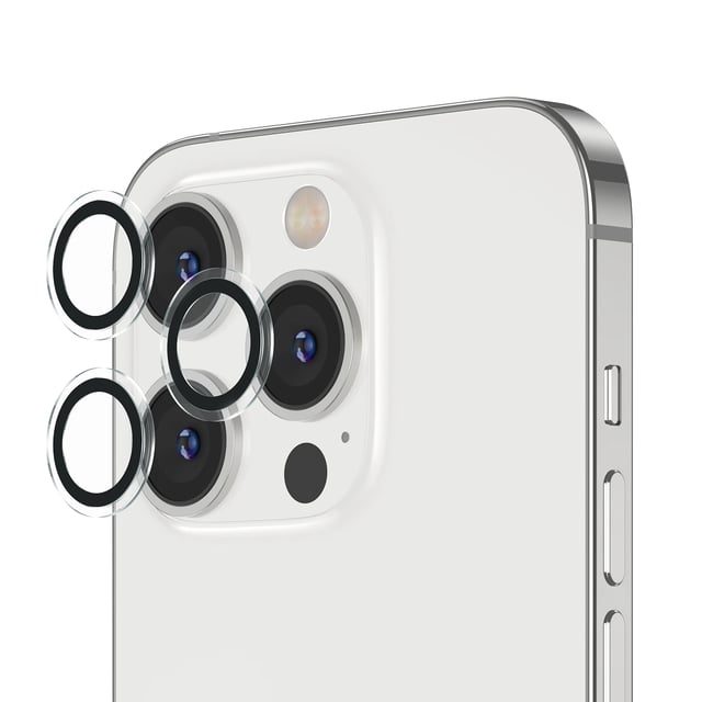 ESR 2 Pack Camera Lens Protector for iPhone 15 Pro Max/15 Pro/14 Pro Max/14 Pro, Ultra-tough HD Individual Lens Protectors, Scratch Resistant, Ultra-thin Tempered Glass, Armorite Series, Clear - product photo 2 of 5