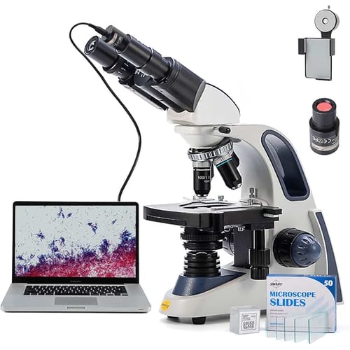 Swift SW380B microscope kit with slides and accessories