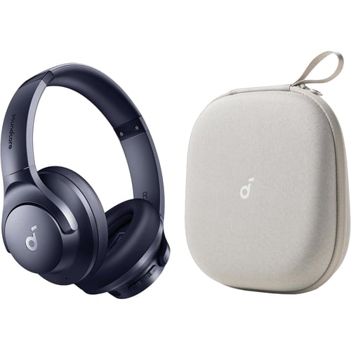 Soundcore Q20i showing folded design and portability