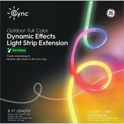 GE Cync LED Strip Lights color options and app control